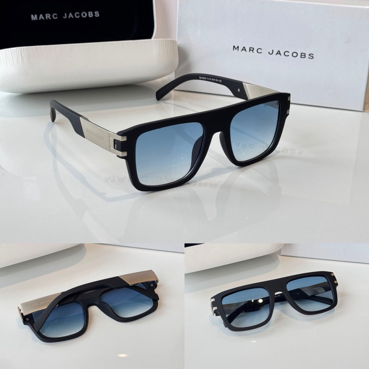 MARC JACOBS BLACK SUNGLASSES – BLUE SHADE