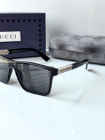 GUCCI GLOSSY BLACK SUNGLASSES – PREMIUM COLLECTION