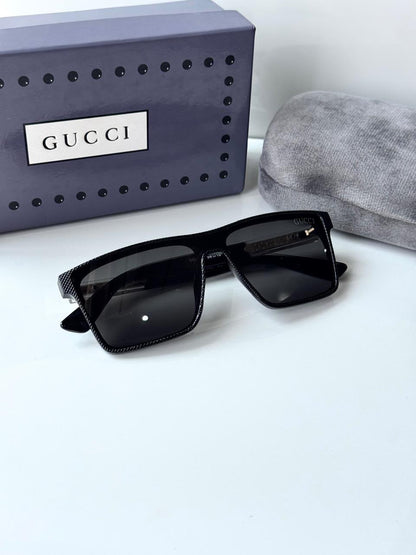 GUCCI GLOSSY BLACK SUNGLASSES – PREMIUM COLLECTION