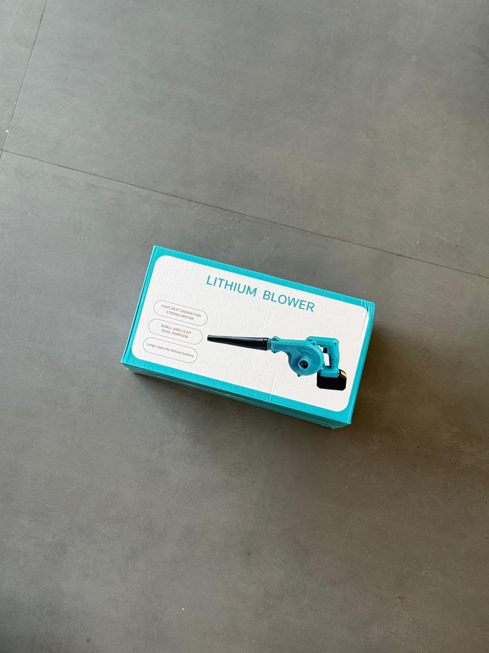 RECHARGEABLE LITHIUM AIR BLOWER