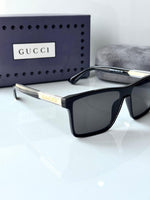 GUCCI GLOSSY BLACK SUNGLASSES – PREMIUM COLLECTION